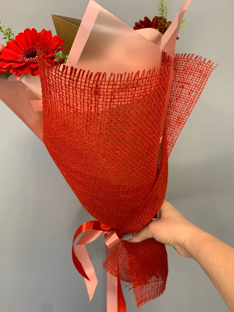 Bukiet czerwone gerbery