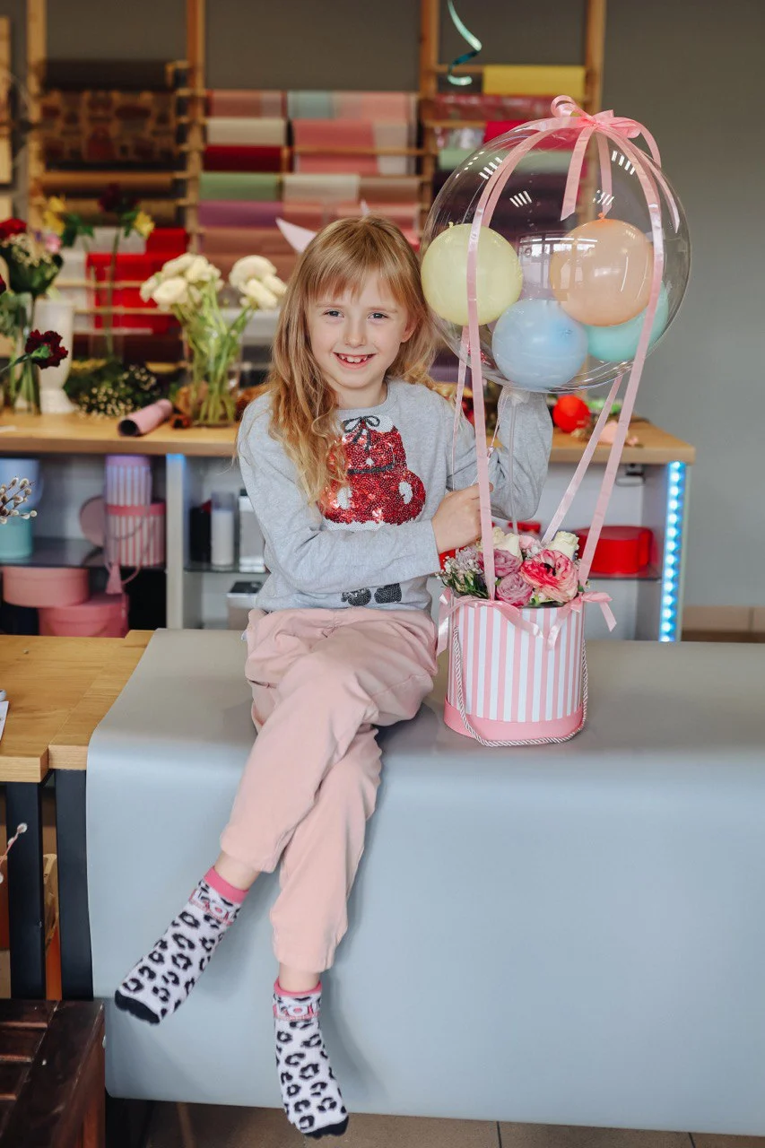 Balon z flowerbox z dostawą niska cena Żyrardów