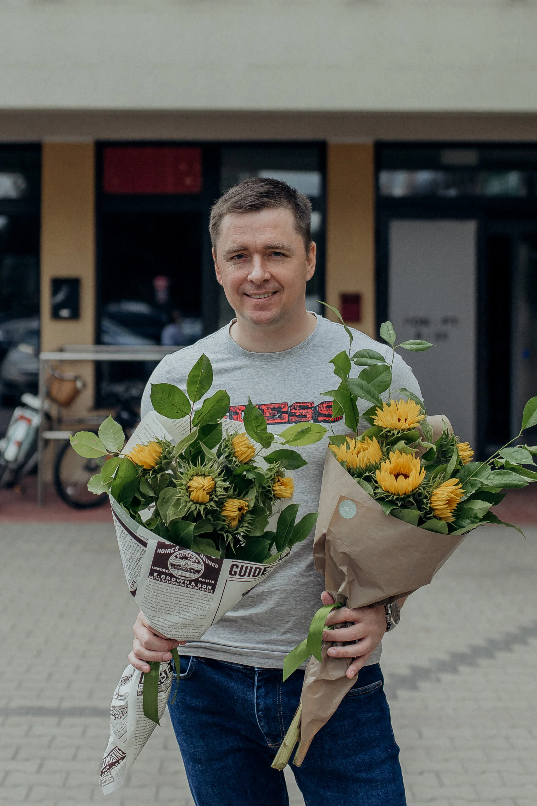 bukiet słoneczniki Ożarów