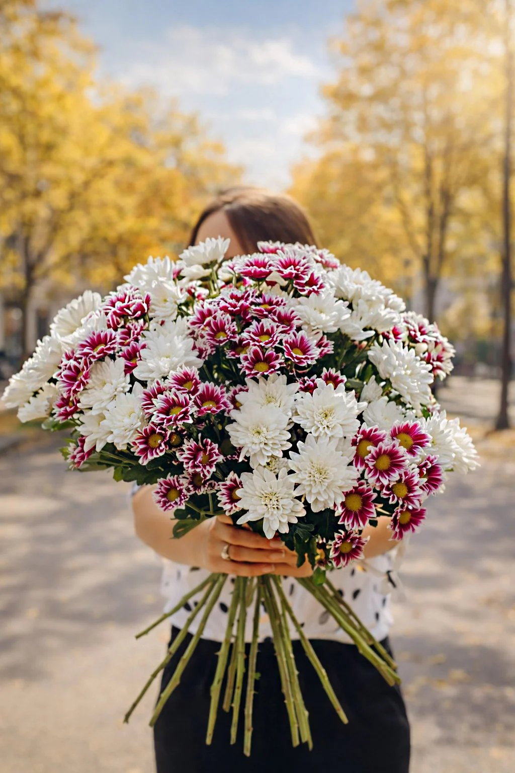 Naturalny bukiet z margaretek na każdą okazję