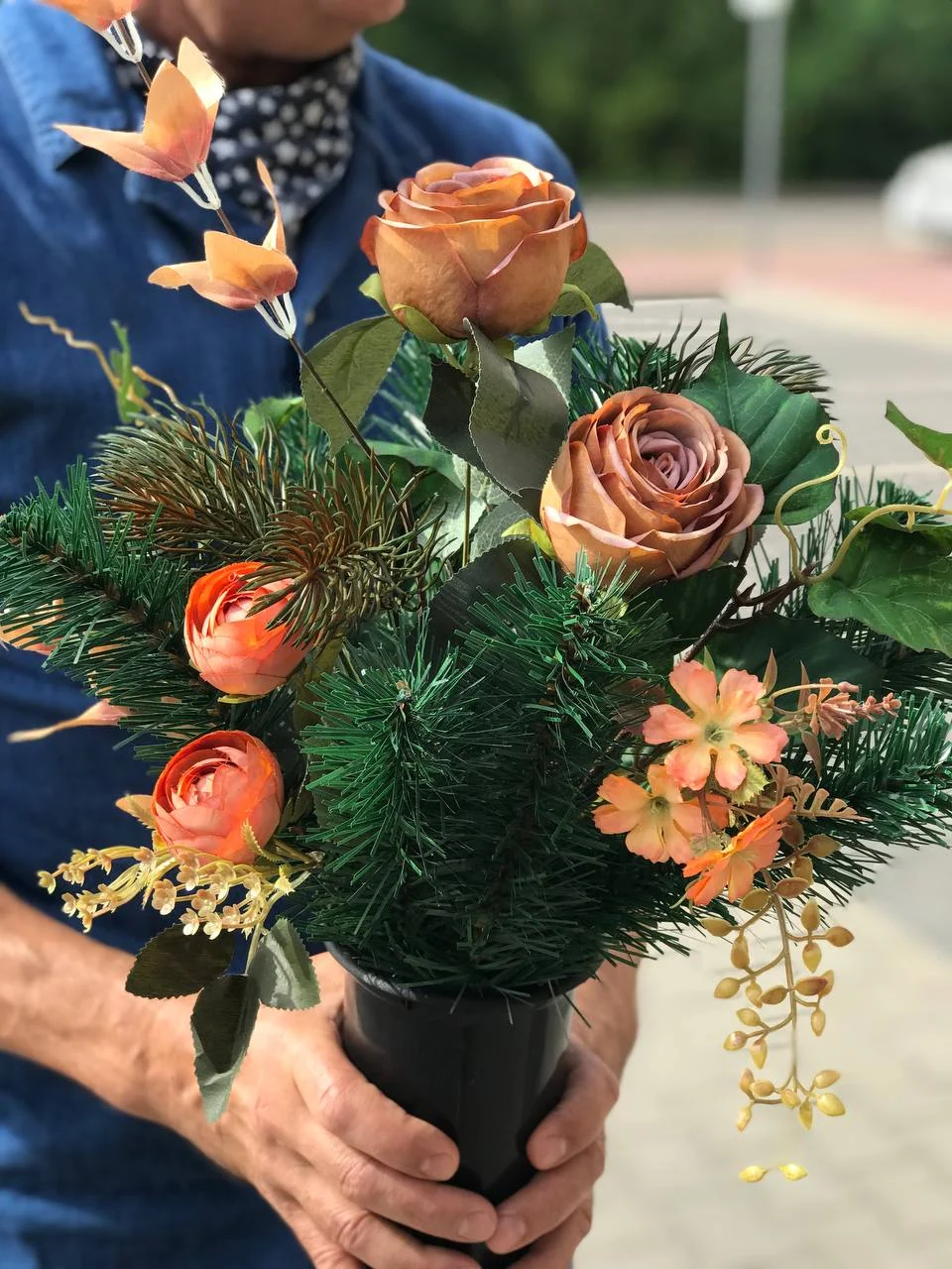 Wiązanka do wazonu na Wszystkich Świętych Warszawa