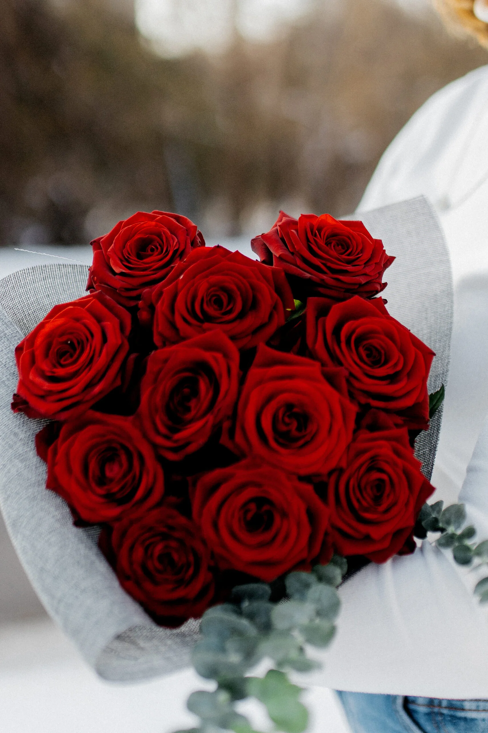 Bukiet czerwonych róż – efektowna aranżacja