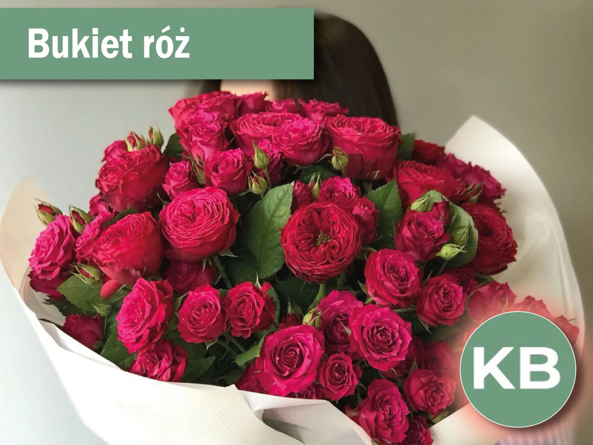 Okazały bukiet róż