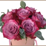 Delikatna kompozycja z różowych róż