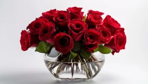 Bukiet róż w wazonie