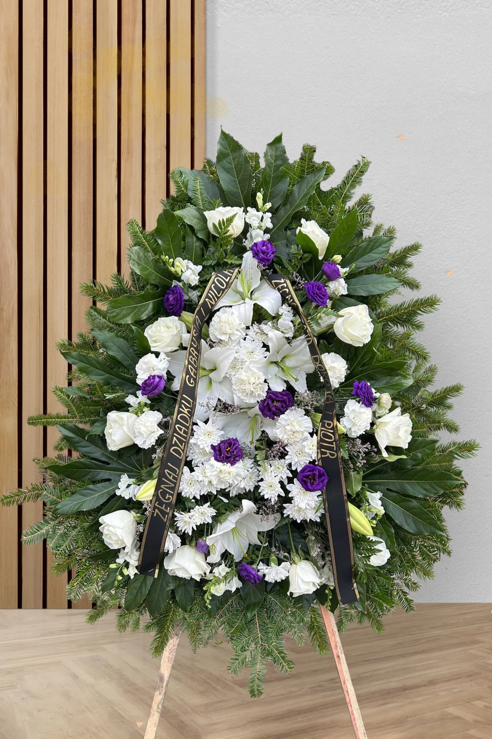 Eleganckie wieńce pogrzebowe