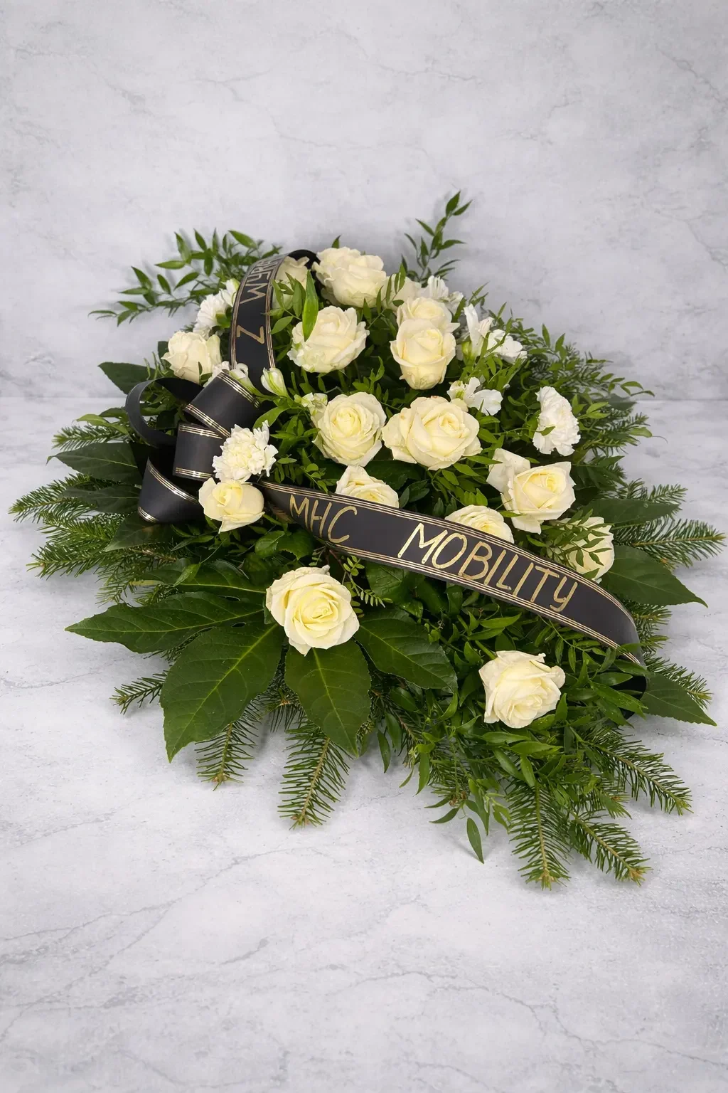 Wiązanka na cmentarz z kwiatów żywych