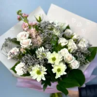 Subtelny czar – bukiet w jasnoróżowych barwach